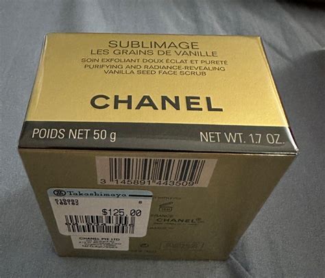 exfoliator chanel|chanel sublimage vanilla seed.